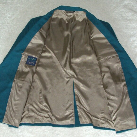 Lacrosse Blazer Suit Jacket Men's sz 44S green Made in USA - Picture 4 of 9